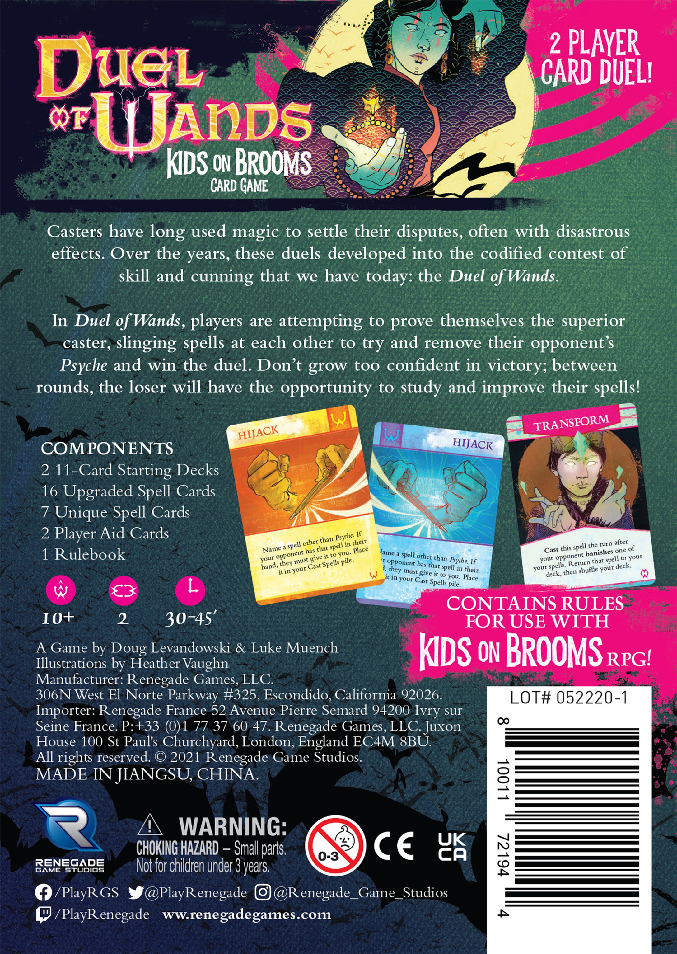 Duel of Wands : A Kids on Brooms Card Game